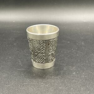 Mullingar Pewter Ireland Celtic Shot Glass Cup